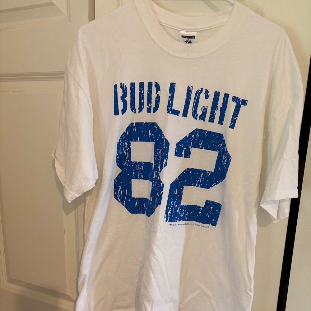 Bud Light 82 Tee Shirt - Size XL